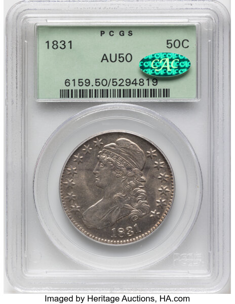 1831 50c O-104 MS thumbnail 2