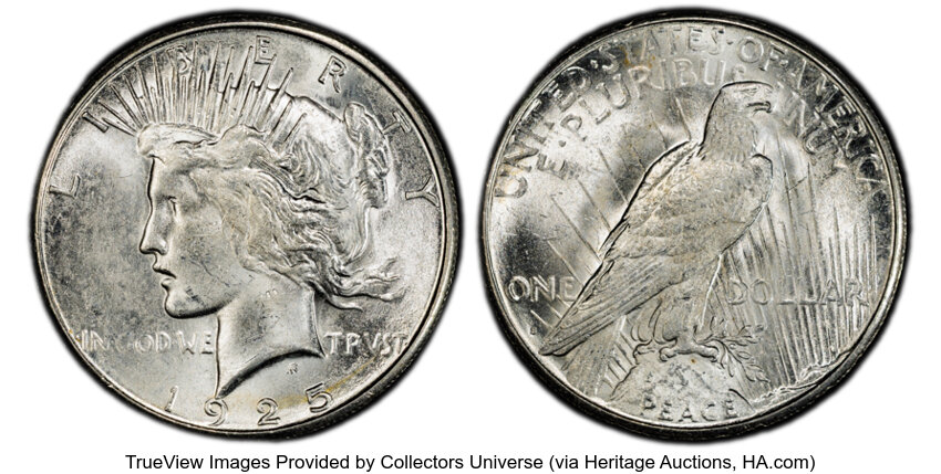 1925-S $1  Doubled Reverse, VAM-2A MS thumbnail 7