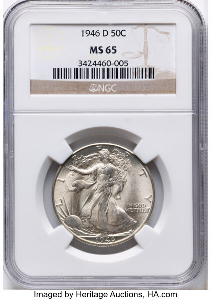 1946-D 50c MS thumbnail 4