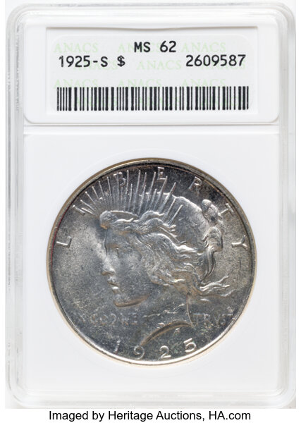 1925-S $1  Doubled Reverse, VAM-2A MS thumbnail 3