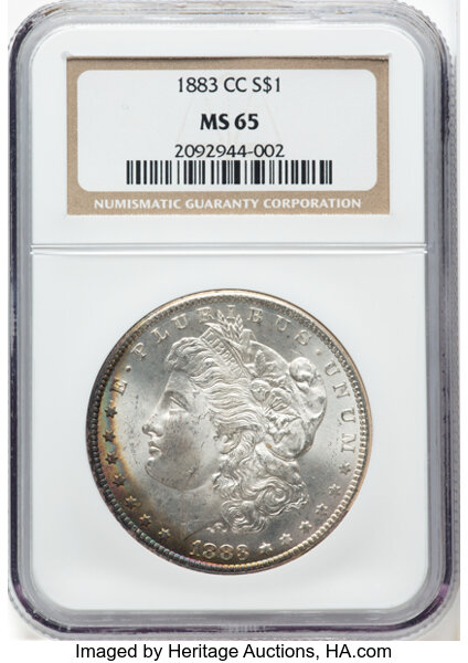 1883-CC $1  Dash Under 8, VAM-3 MS thumbnail 4