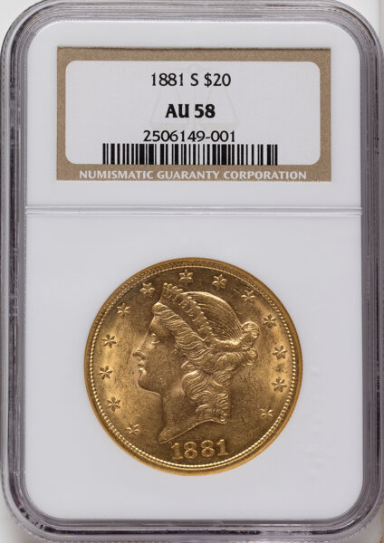 1881-S $20  MS thumbnail 3