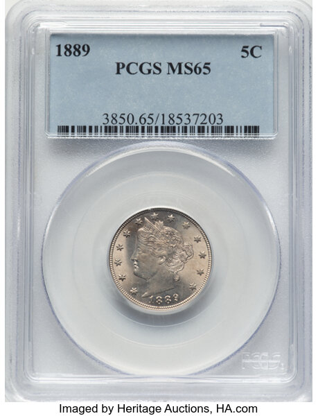 1889 5c MS thumbnail 3