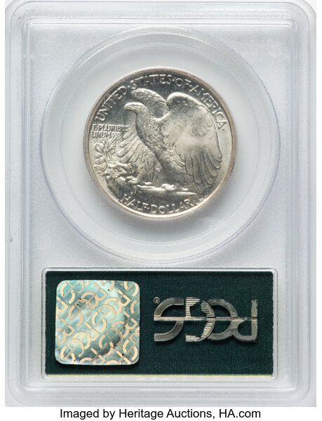 1943 50c MS63 thumbnail 2