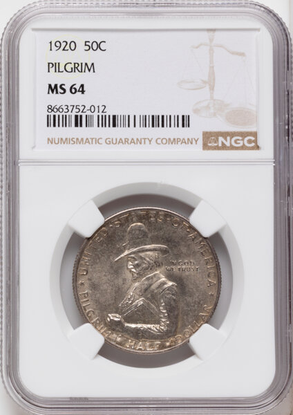 1920 50c Pilgrim MS thumbnail 4