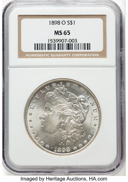 1898-O $1  Clashed Dies, VAM-16A MS thumbnail 2