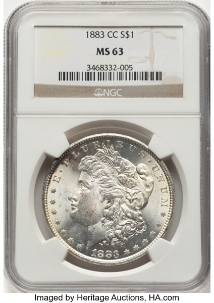 1883-CC $1  Dash Under 8, VAM-3 MS thumbnail 6