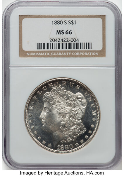 1880-S $1  Doubled Date, VAM-63  MS thumbnail 5