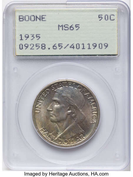 1935 50c Boone MS thumbnail 3