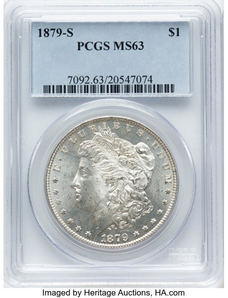 1879-S $1  Doubled Cap Top, Clashed, VAM-151A MS thumbnail 4
