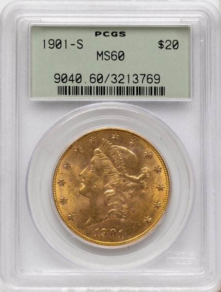 1901-S $20  MS thumbnail 3