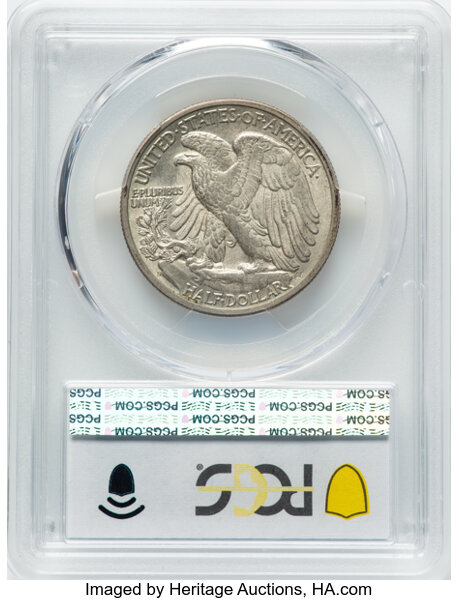 1944-S/S 50c Repunched Mintmark, FS-501 MS thumbnail 4