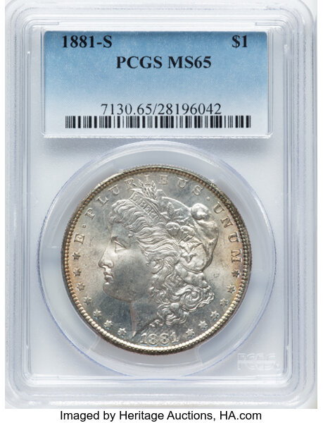 1881-S $1  Die Chip Wing, VAM-92A MS thumbnail 3