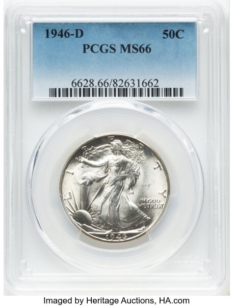 1946-D 50c MS thumbnail 6