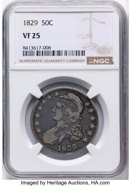 1829 50c Small Letters, O-118 MS thumbnail 2