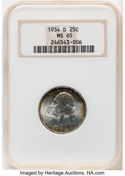 1934-D 25c MS thumbnail 5