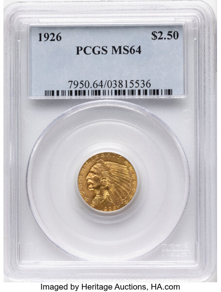 1926 $2 1/2 MS thumbnail 3