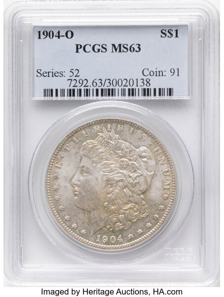 1904-O $1  Clashed G Obverse, VAM-32  MS thumbnail 4