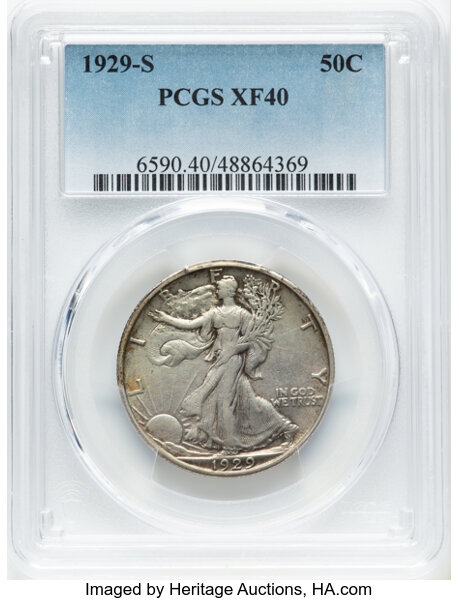 1929-S 50c Missing Designer's Initials, FS-901 MS thumbnail 2