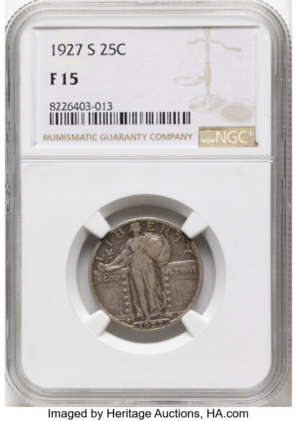 1927-S 25c MS thumbnail 4