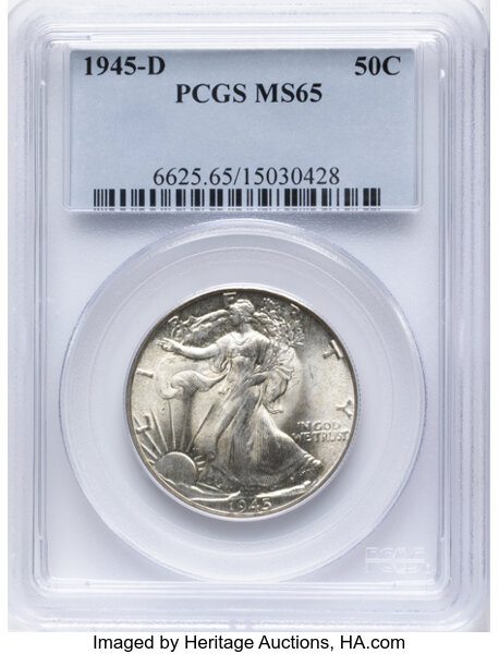 1945-D 50c MS thumbnail 4