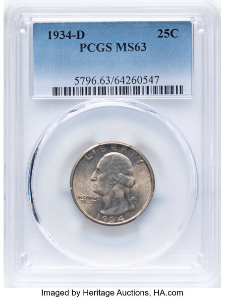1934-D 25c MS thumbnail 4