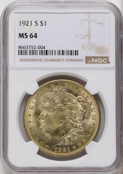 1921-S $1  Thorn Head, VAM-1B3 MS thumbnail 2