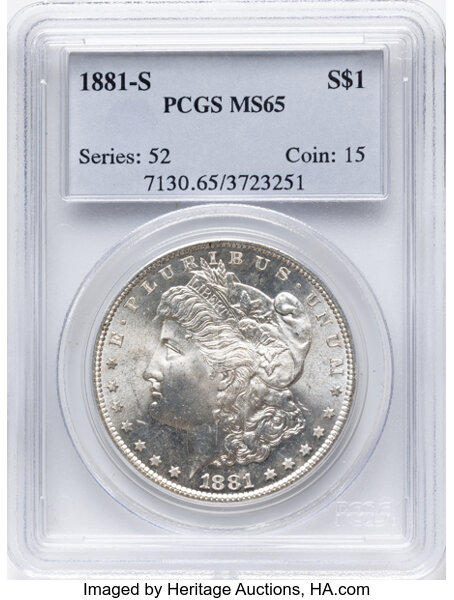 1881-S $1  Die Chip Wing, VAM-92A MS thumbnail 5