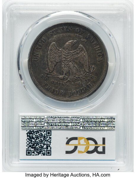 Trade Dollar Trade$ 1873-1878 [Type] AU50 thumbnail 2