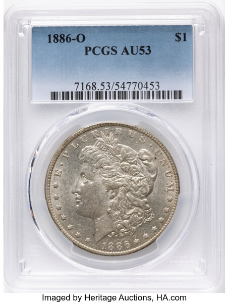 1886-O $1  Clashed Rev. BER, Multiple, VAM-1A2 MS thumbnail 2