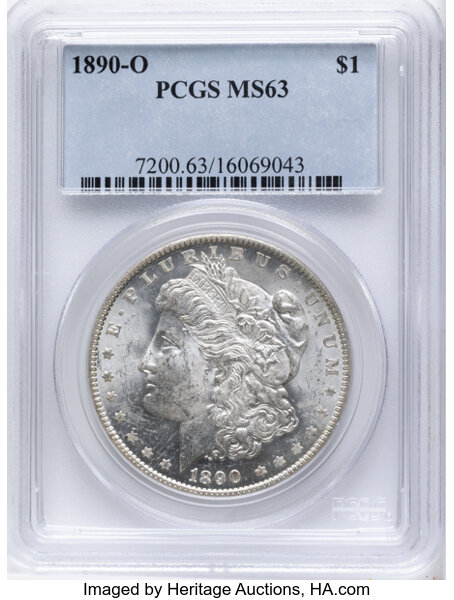 1890-O $1  Die Cud AMERICA, VAM-4D MS thumbnail 3