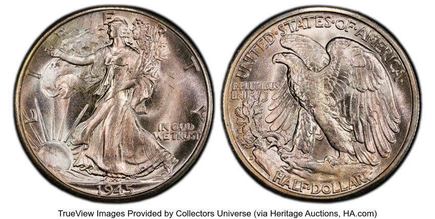 1945-D 50c MS thumbnail 3