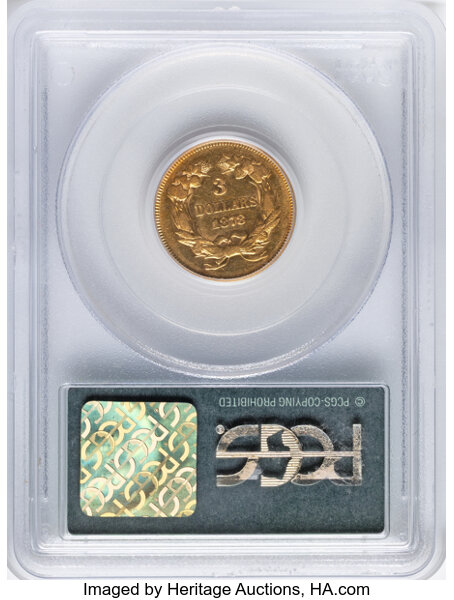 1878 $3 XF45 thumbnail 2