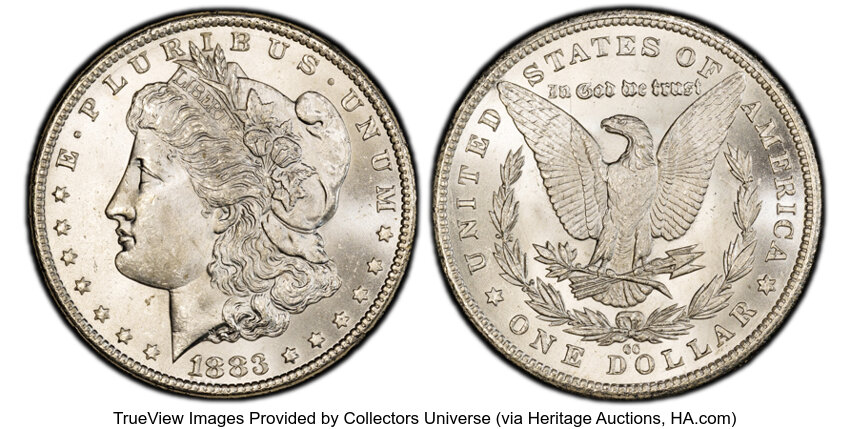 1883-CC $1  Dash Under 8, VAM-3 MS thumbnail 5
