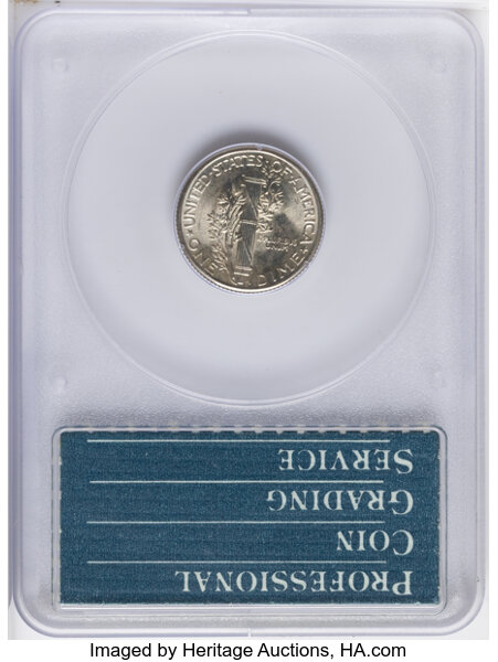 1935 10c MS FB MS65 FB thumbnail 4