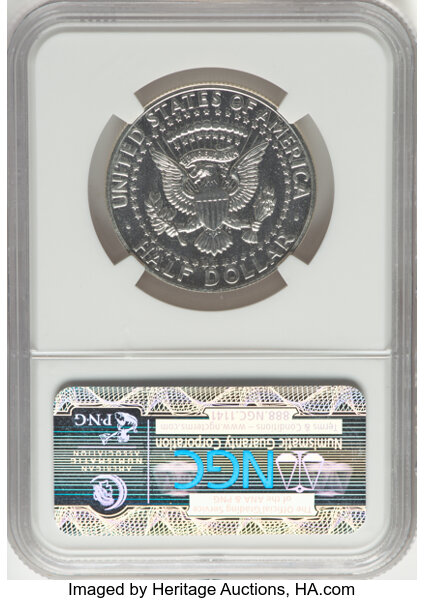 1964 50c Accented Hair, FS-401 PR67 thumbnail 2