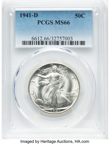 1941-D 50c MS thumbnail 5
