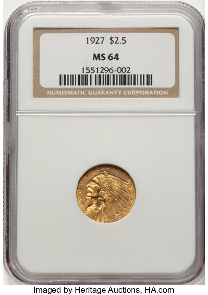1927 $2 1/2 MS thumbnail 3