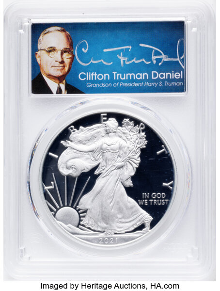 2021-W $1  Silver Eagle, Type 1 PR DCAM thumbnail 2