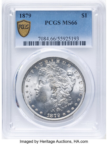 1879 $1 AU58 CAC thumbnail 25