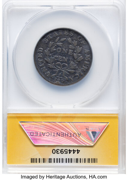 1800 1c Normal Date, S-207  MS BN thumbnail 3
