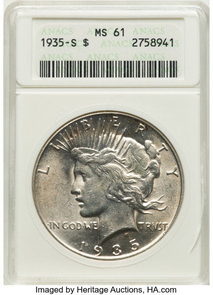1935-S $1  MS thumbnail 3