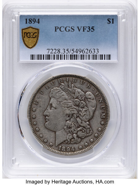 1894 $1 AG2 CAC thumbnail 25