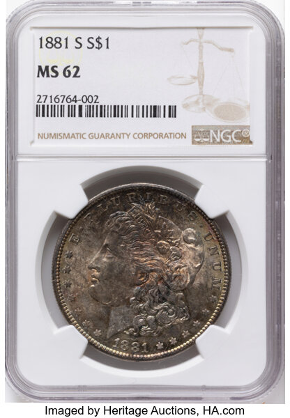 1881-S $1  Die Chip Wing, VAM-92A MS thumbnail 9