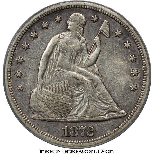 1872-S $1  MS thumbnail 3