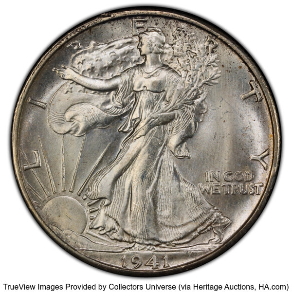 1941-D/D 50c Repunched Mintmark, FS-501 MS thumbnail 2