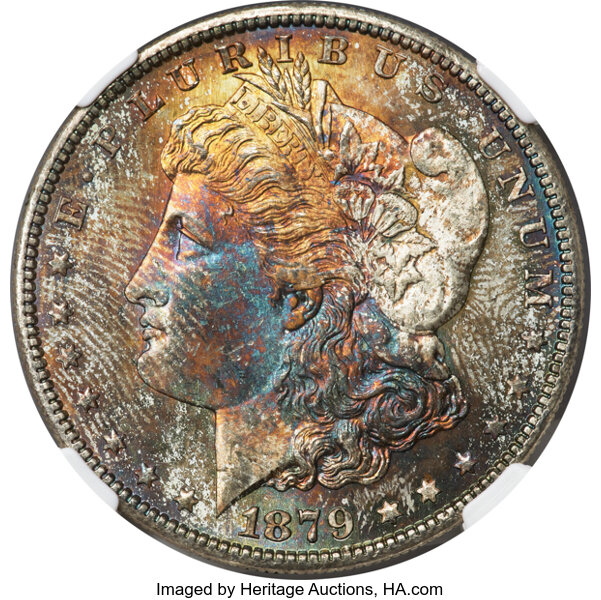 1879-S $1  Doubled Cap Top, Clashed, VAM-151A MS thumbnail 5