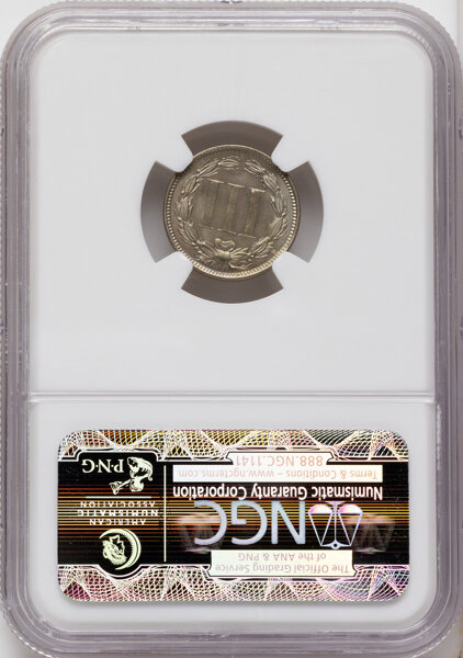3-Cent Nickel 3cN 1865-1889 [Type] MS65 thumbnail 2