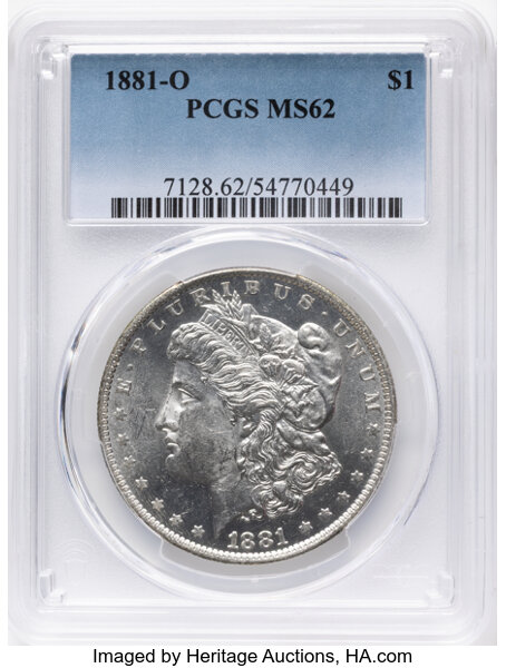 1881-O $1  Clashed Dies, VAM-33B MS thumbnail 3