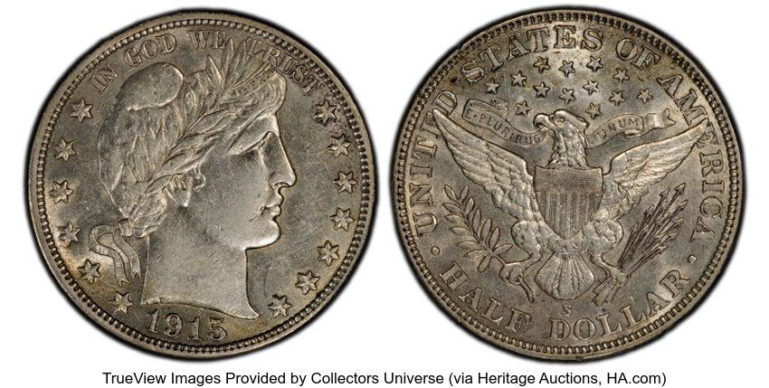 1915-S 50c MS thumbnail 3